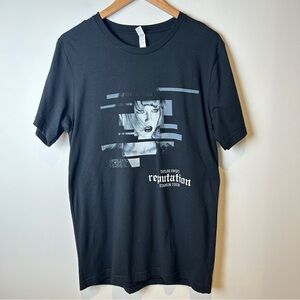 TAYLOR SWIFT 2018 Reputation Stadium Tour T-Shirt Large Pop Music Black